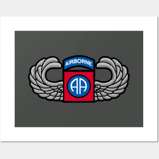 82nd Airborne Jump Wings Posters and Art